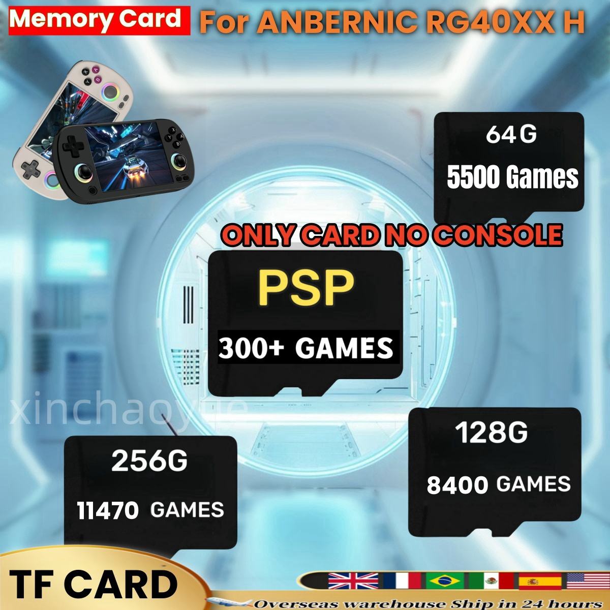 Retro Gaming Anbernic - For Anbernic RG40XX H Game TF