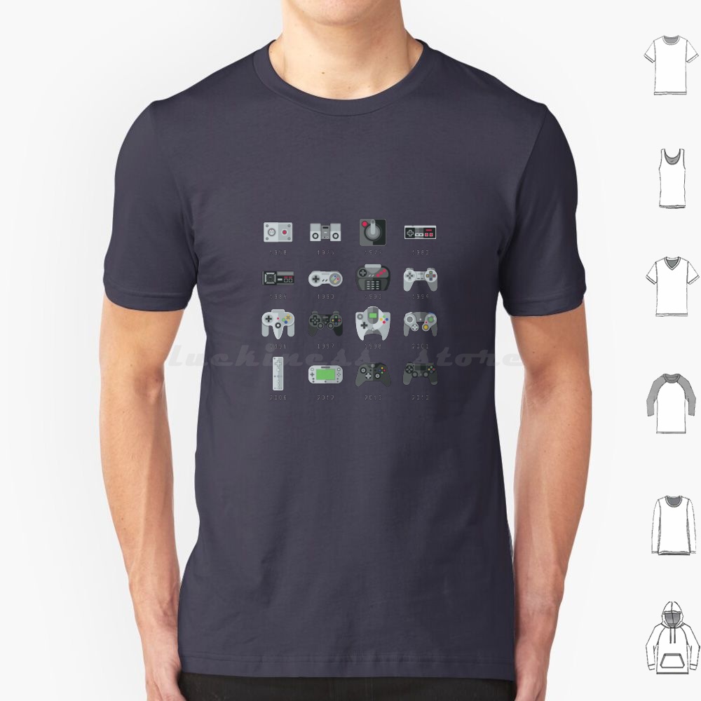 Retro Gaming Gamestop - Geek Gaming Controllers T Shirt Big