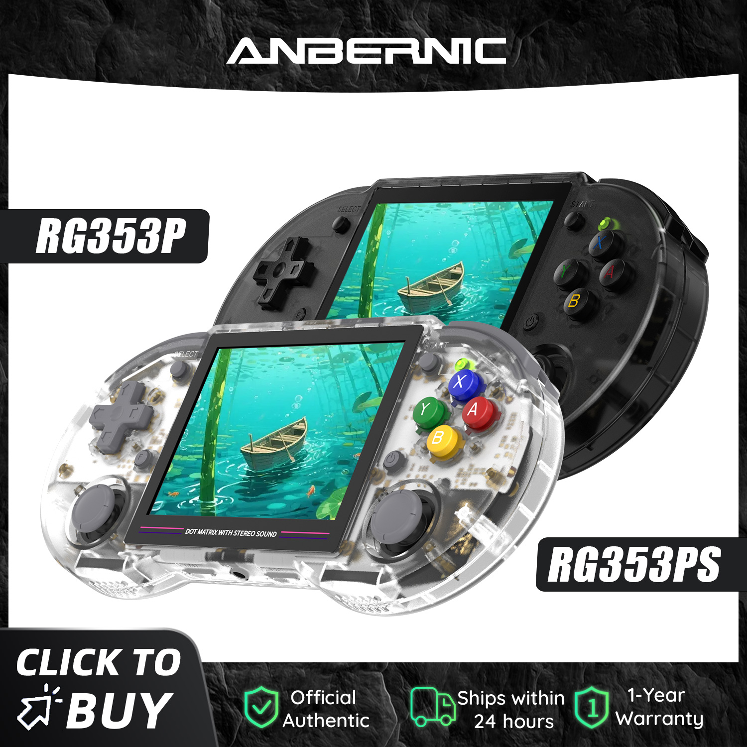 Retro Gaming Anbernic - Anbernic RG353P RG353PS 64 Bit Retro