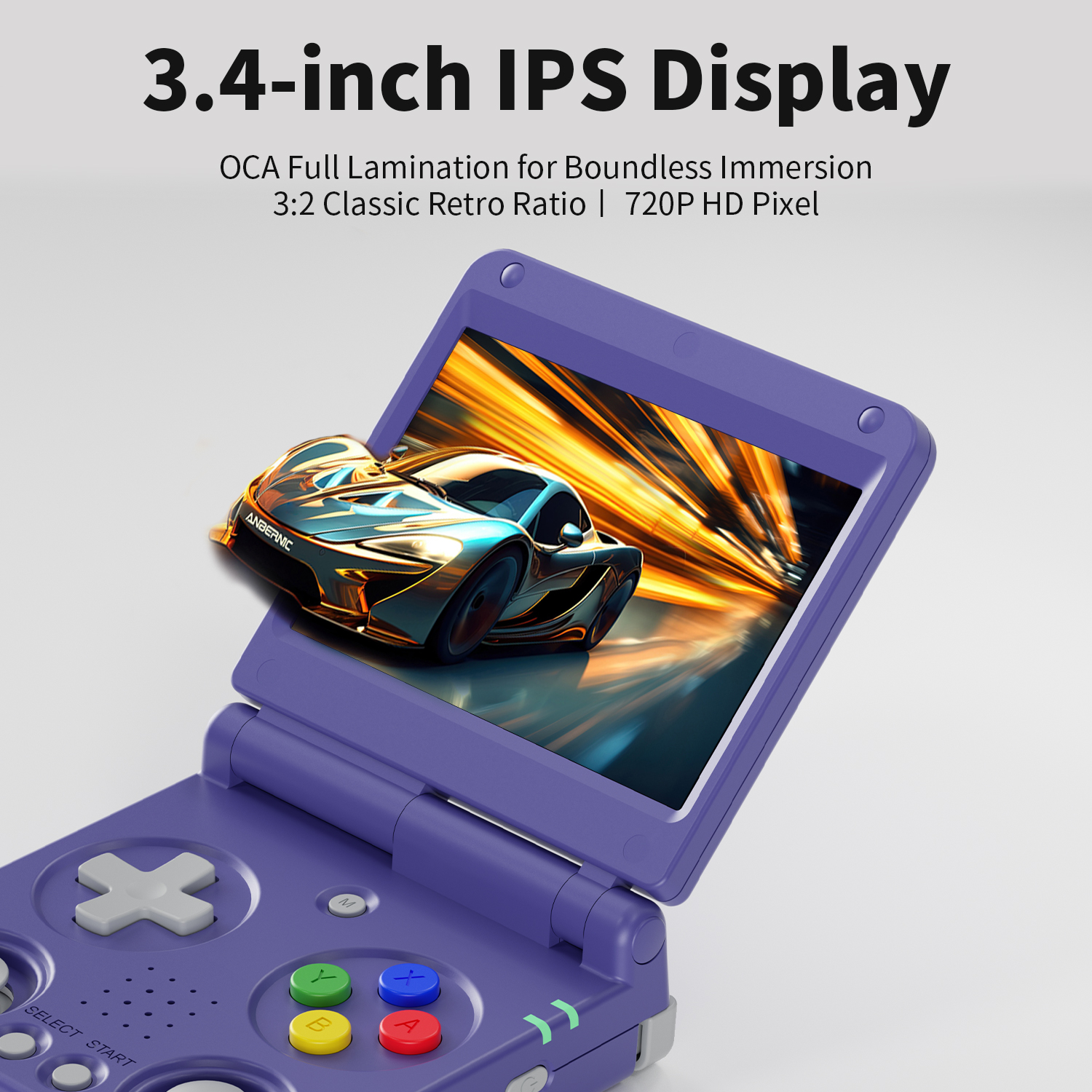 Anbernic RG34XXSP RG35XXSP Fli - Retro Gaming Anbernic reseña y precio