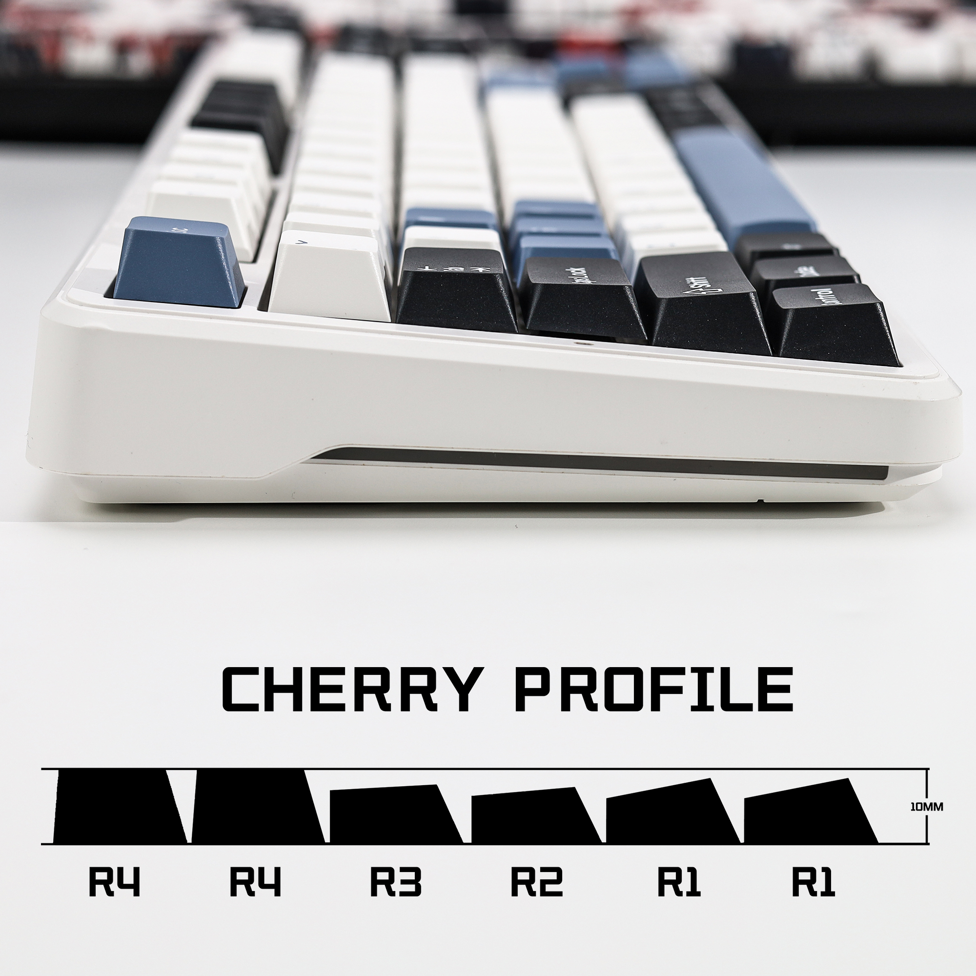 KBDiy Double Shot PBT GMK Arct - Retro Gaming Uk reseña y precio
