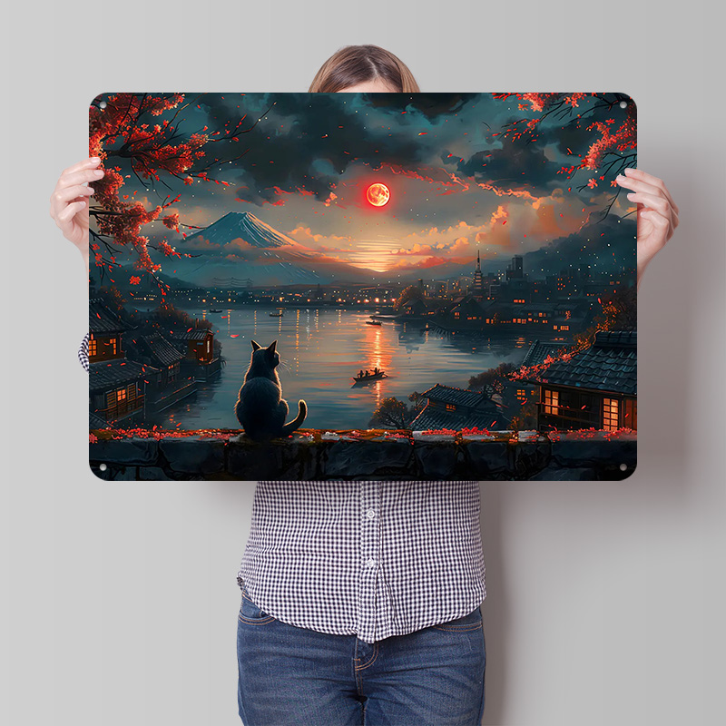 Cat Watching Sunset Over Japan - Retro Gaming Japan reseña y precio