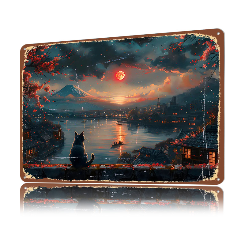 Cat Watching Sunset Over Japan - Retro Gaming Japan reseña y precio