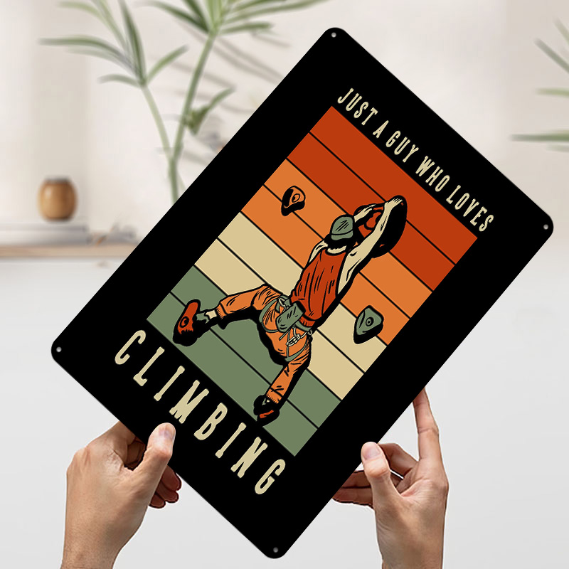Climbing Guy Retro Sunset Tinp - Retro Gaming Guy reseña y precio