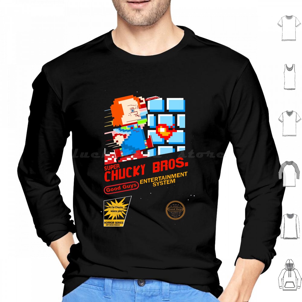 Super Chucky 1 Hoodie Cotton L - Retro Gaming Guy reseña y precio