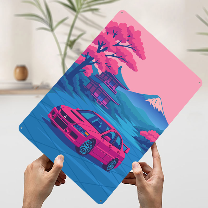 Japanese Car Evo in Japan Tin  - Retro Gaming Japan reseña y precio