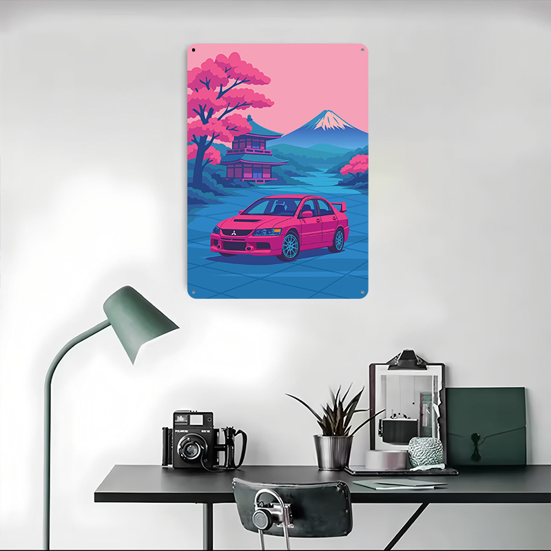 Japanese Car Evo in Japan Tin  - Retro Gaming Japan reseña y precio