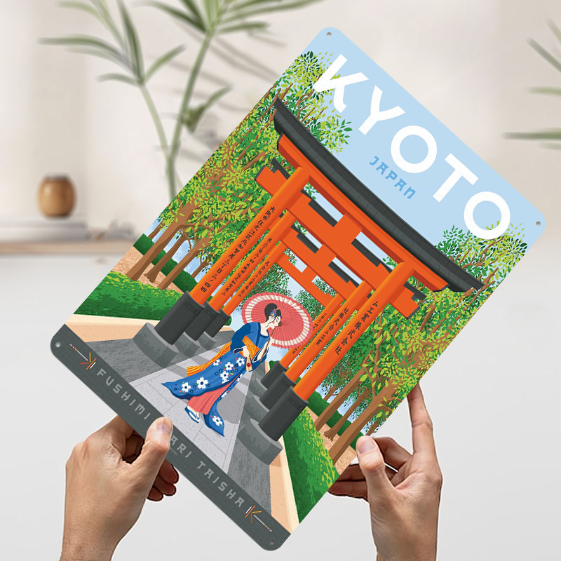 Kyoto Japan Travel Poster Cust - Retro Gaming Japan reseña y precio
