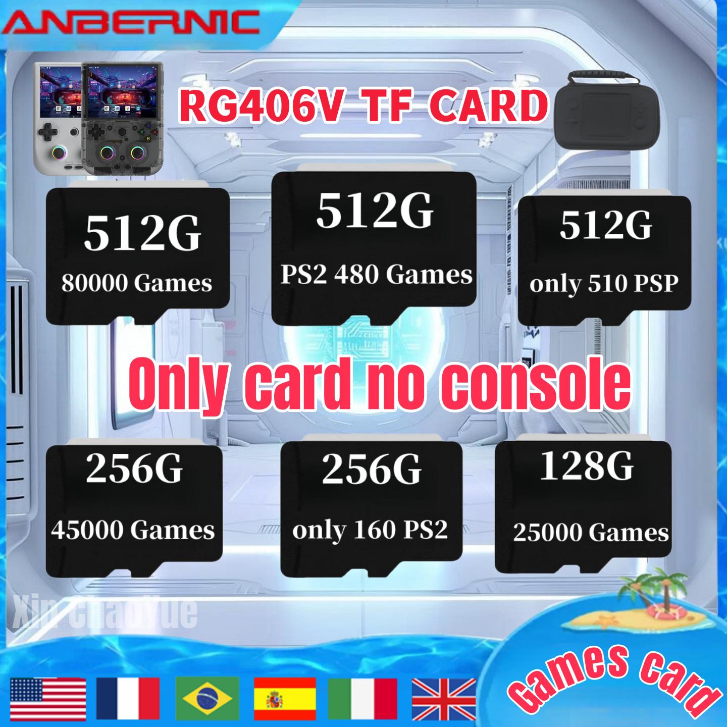 For ANBERNIC RG406V TF Card Ga - Retro Gaming Anbernic reseña y precio