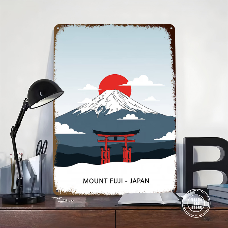 Mount Fuji Japan Travel Printe - Retro Gaming Japan reseña y precio