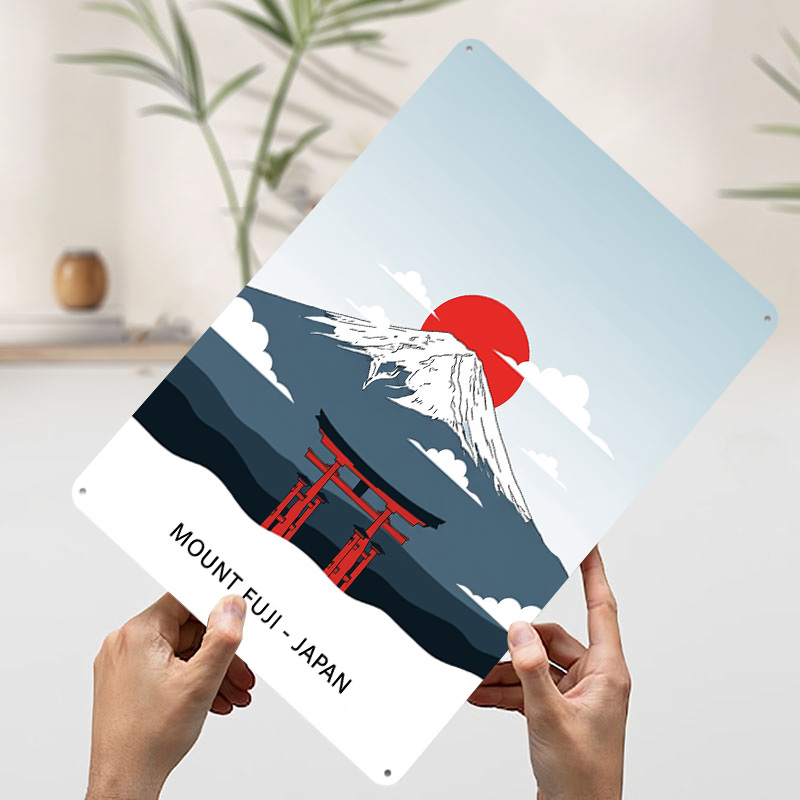 Mount Fuji Japan Travel Printe - Retro Gaming Japan reseña y precio