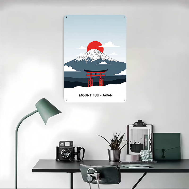 Mount Fuji Japan Travel Printe - Retro Gaming Japan reseña y precio