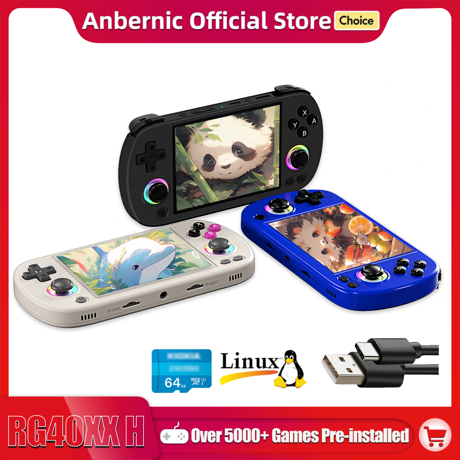 ANBERNIC RG40XX H Handheld Gam - Retro Gaming Anbernic reseña y precio