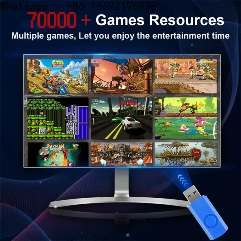 Retro Gaming Console 70000+ Ga - Retro Gaming On Windows reseña y precio