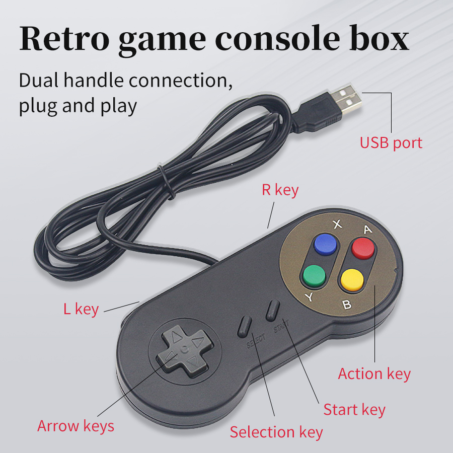 USB Wired Game Controller Retr - Retro Gaming On Windows reseña y precio