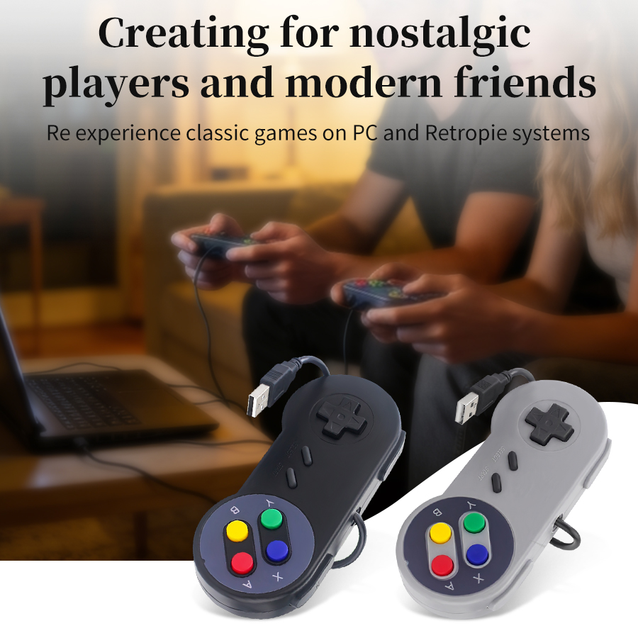 USB Wired Game Controller Retr - Retro Gaming On Windows reseña y precio