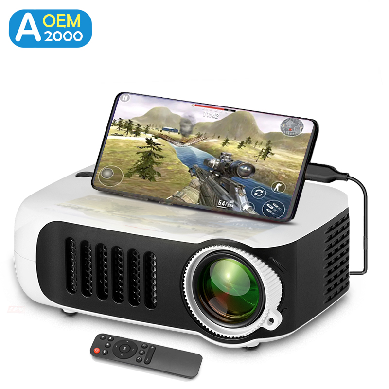 A2000 Mini Projector Portable  - Retro Gaming Projector reseña y precio