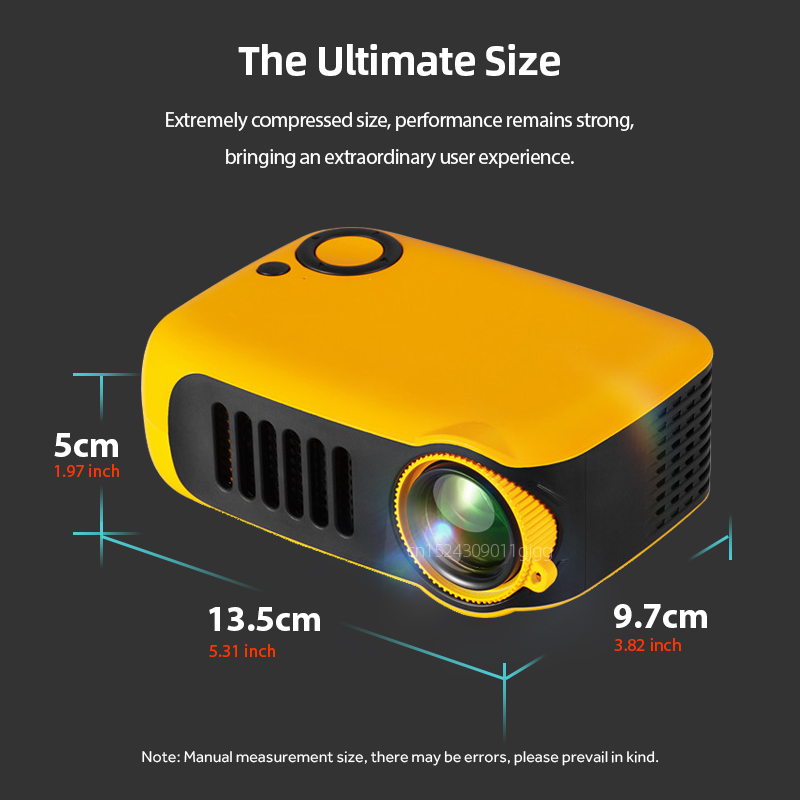 A2000 Mini Projector Portable  - Retro Gaming Projector reseña y precio