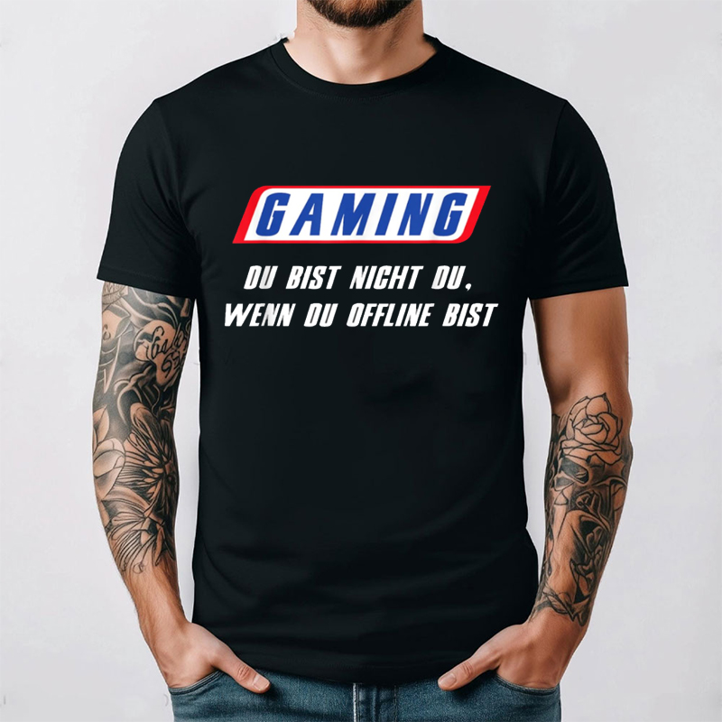 Funny German T Shirt Gaming Du - Retro Gaming Ideas reseña y precio