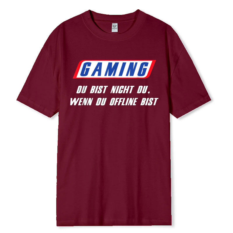 Funny German T Shirt Gaming Du - Retro Gaming Ideas reseña y precio