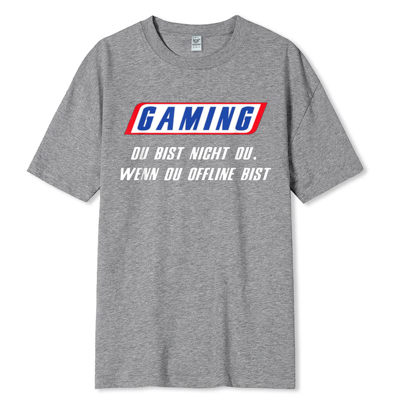 Funny German T Shirt Gaming Du - Retro Gaming Ideas reseña y precio