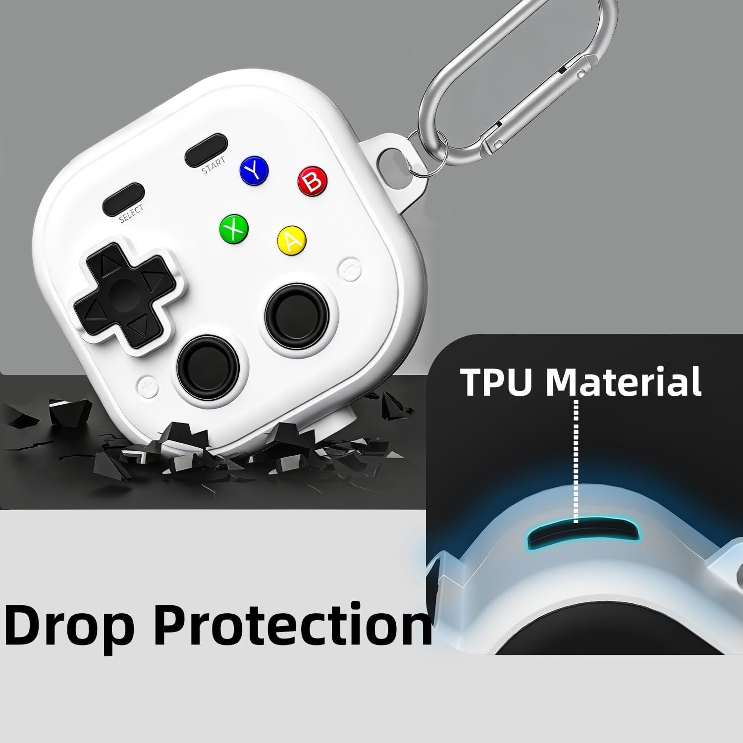 For Samsung Galaxy Buds 4 / 4P - Retro Gaming Design reseña y precio
