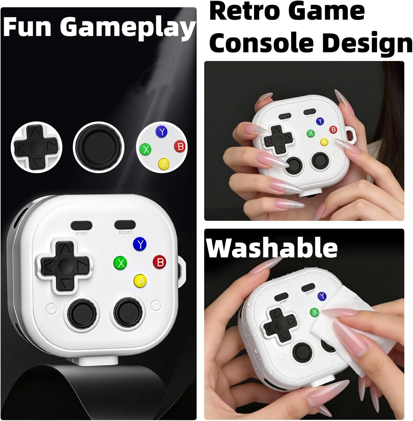 For Samsung Galaxy Buds 4 / 4P - Retro Gaming Design reseña y precio