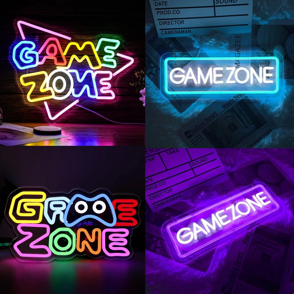 Game Zone Neon Led Sign for Wa - Retro Gaming Projector reseña y precio