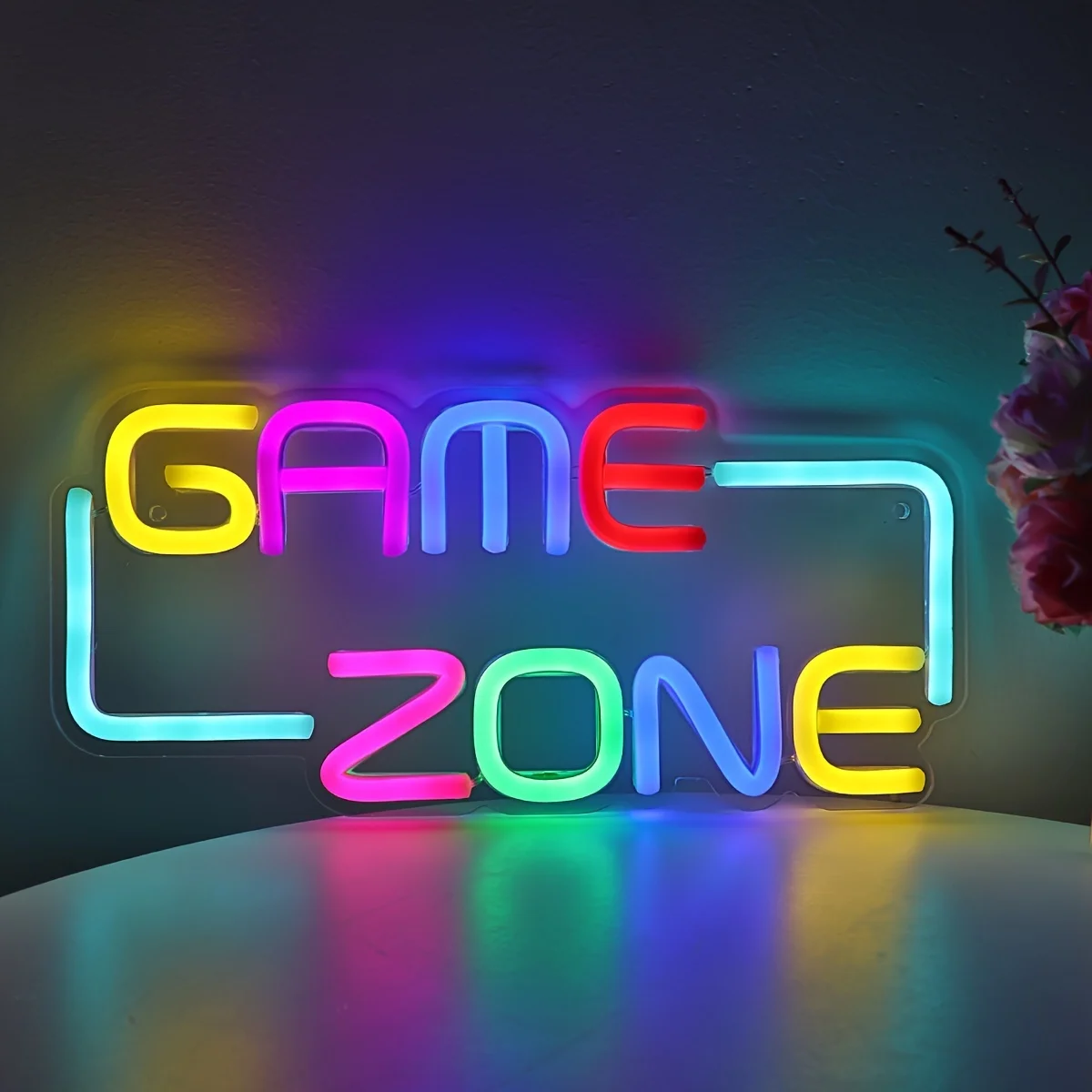 Game Zone Neon Led Sign for Wa - Retro Gaming Projector reseña y precio