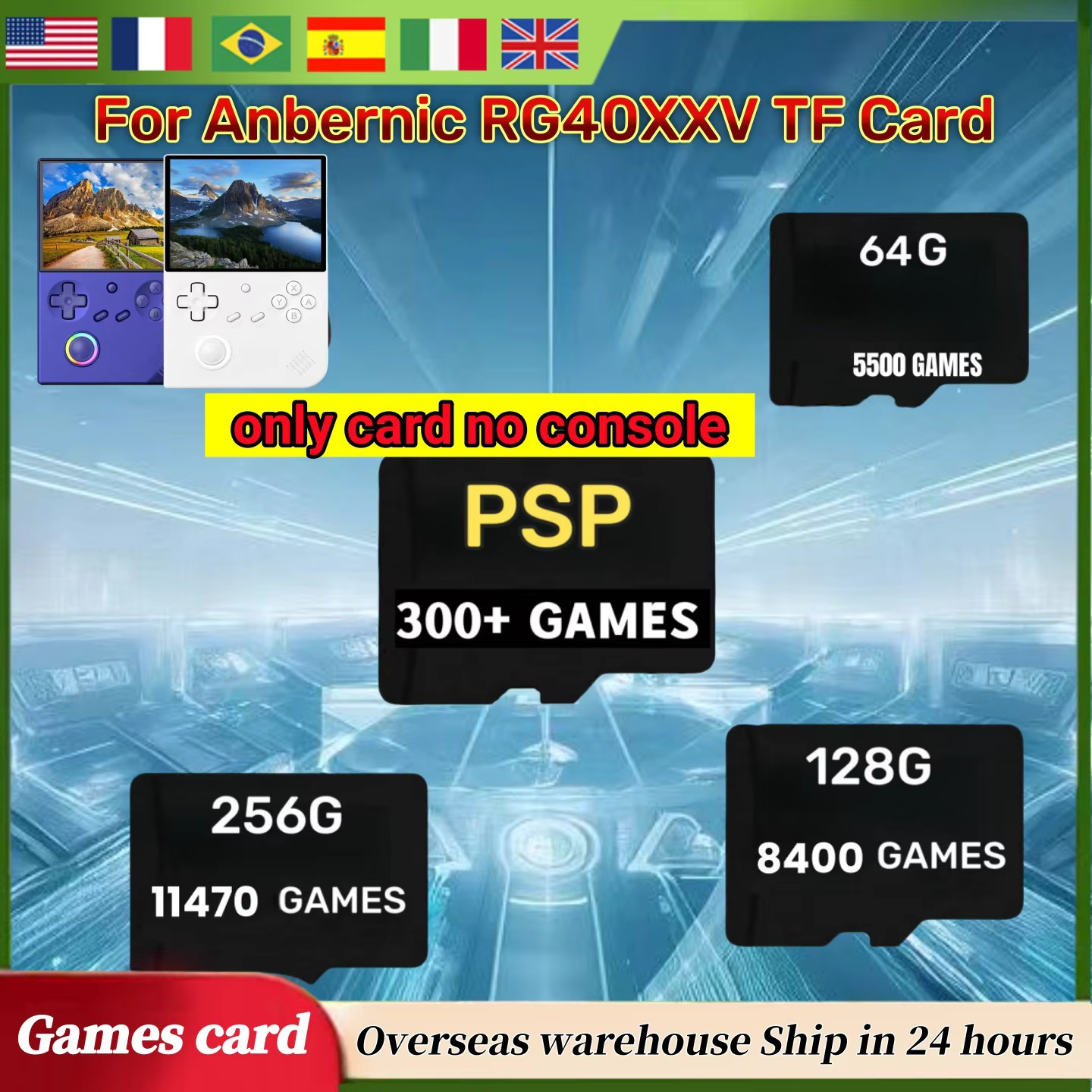 For Anbernic RG 40XXV TF Card  - Retro Gaming Anbernic reseña y precio