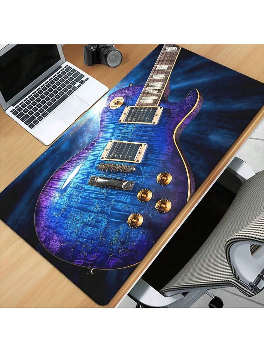 Retro Blue Guitar Design Mouse - Retro Gaming Design reseña y precio
