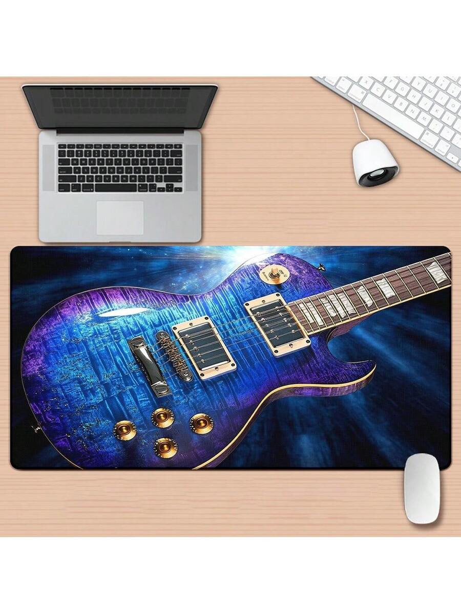 Retro Blue Guitar Design Mouse - Retro Gaming Design reseña y precio