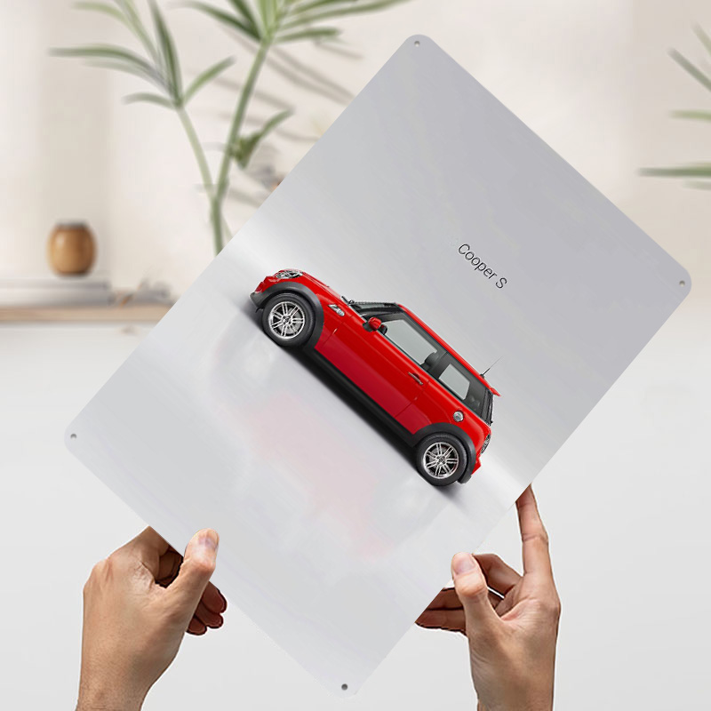 UK Car Cooper S Tinplate Poste - Retro Gaming Uk reseña y precio