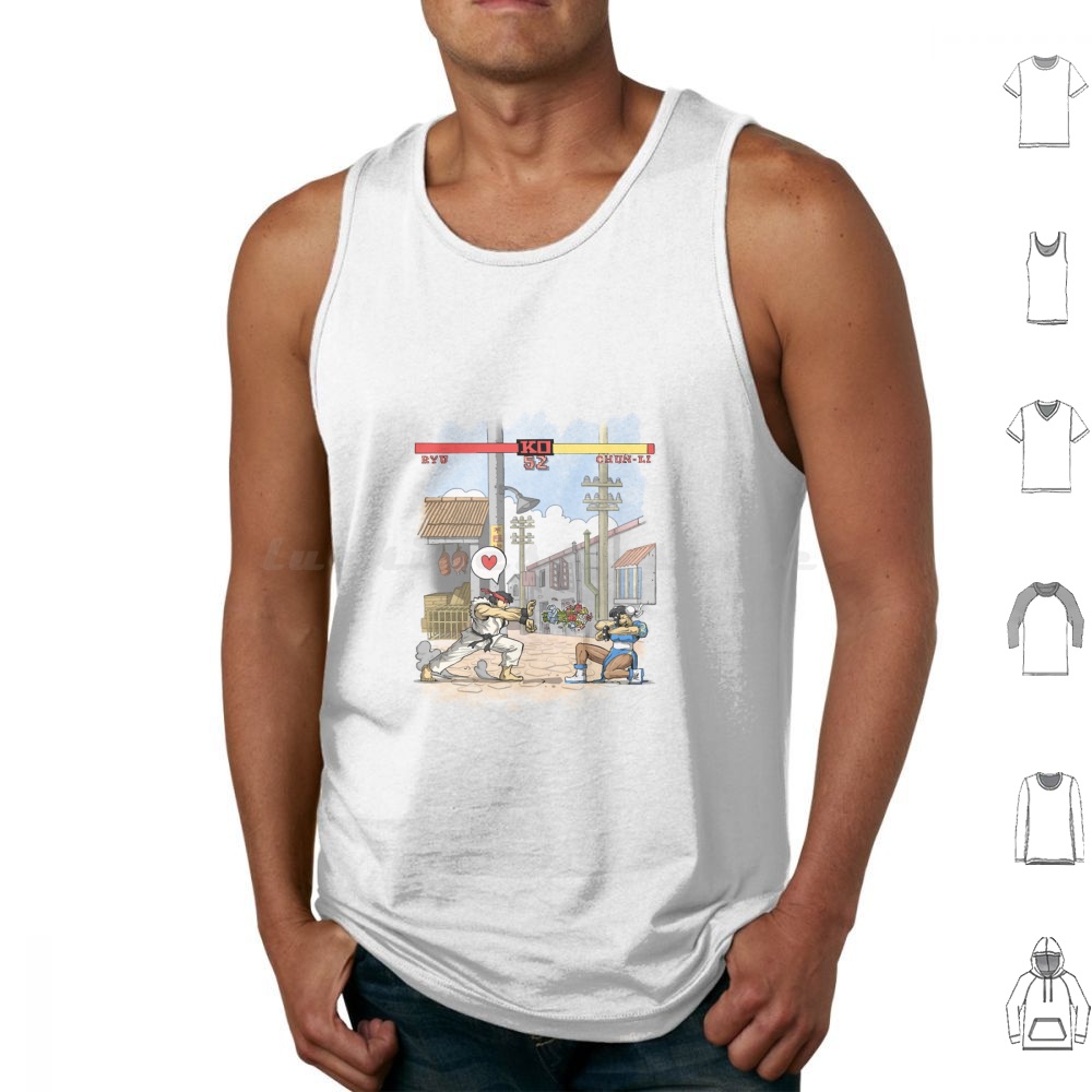 Street Lovers Tank Tops Print  - Retro Gaming Gamestop reseña y precio