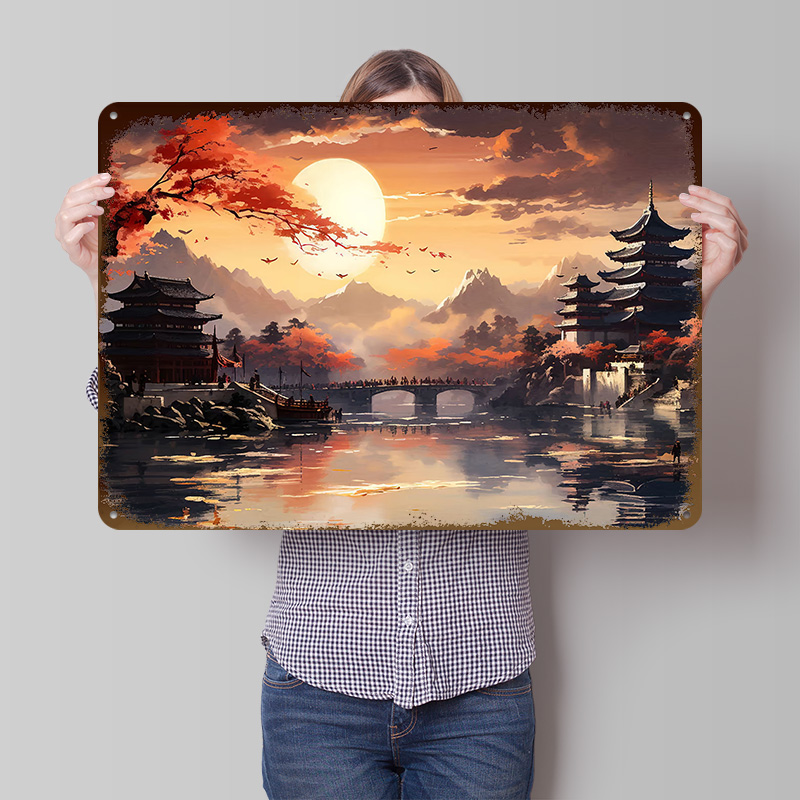 Japan Landscape Printed Poster - Retro Gaming Japan reseña y precio
