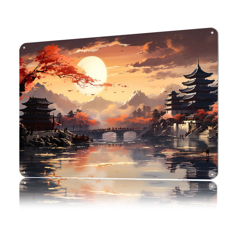 Japan Landscape Printed Poster - Retro Gaming Japan reseña y precio