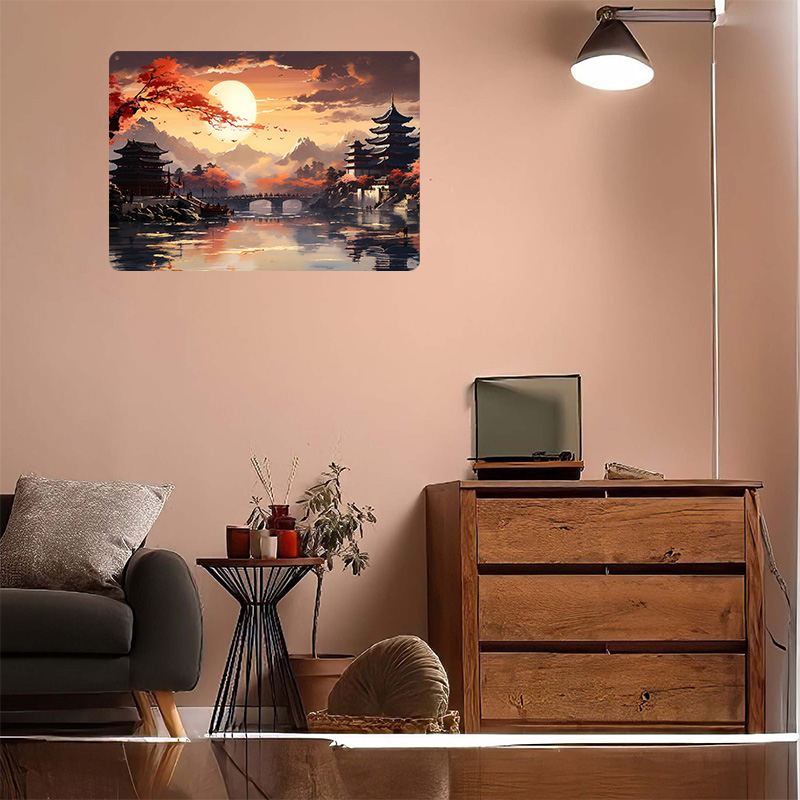 Japan Landscape Printed Poster - Retro Gaming Japan reseña y precio