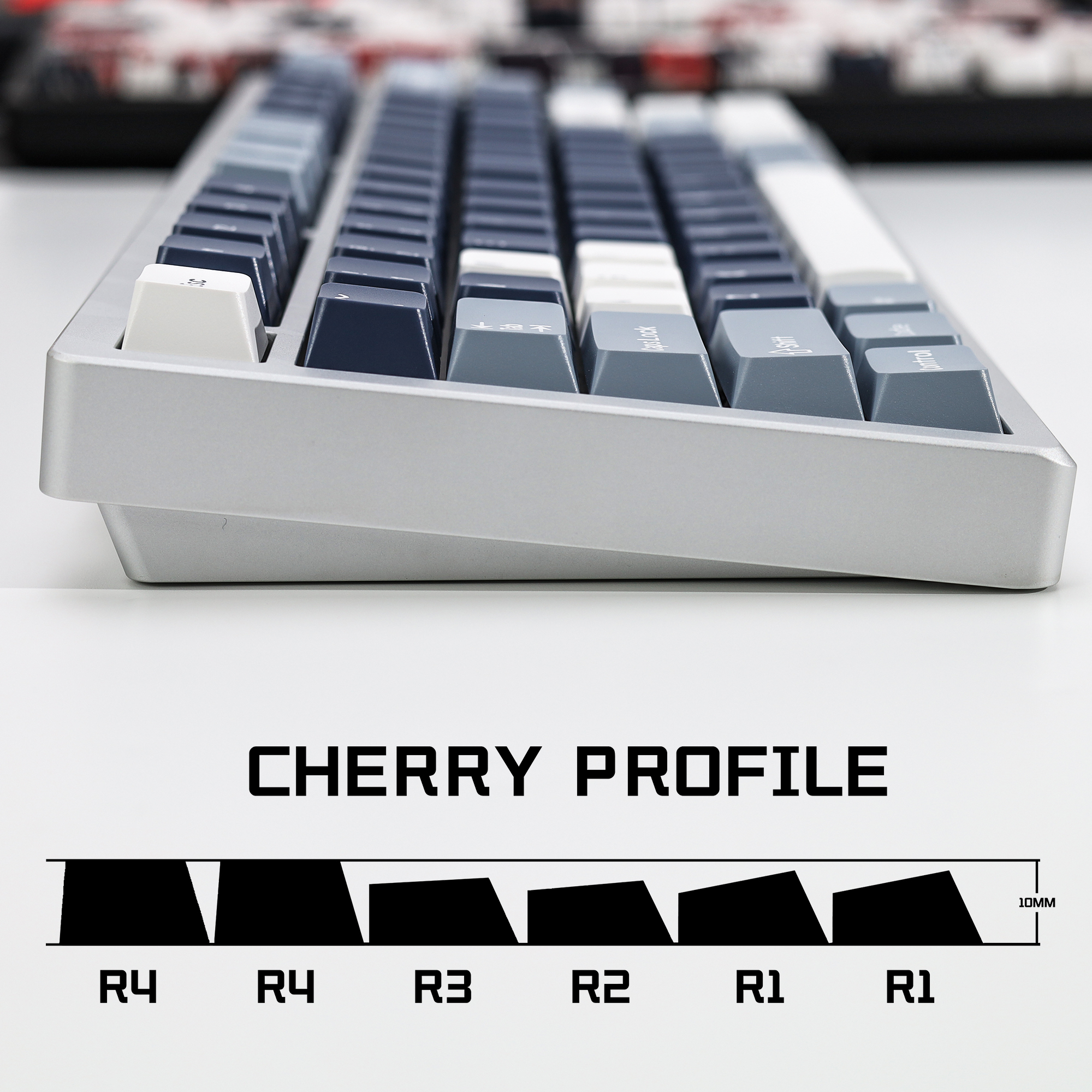 KBDiy Fishing Keycaps ISO PBT  - Retro Gaming Uk reseña y precio