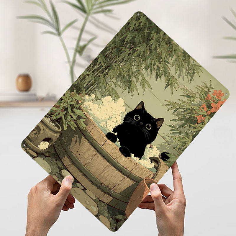 Black Cat in Japan Tub Printed - Retro Gaming Japan reseña y precio