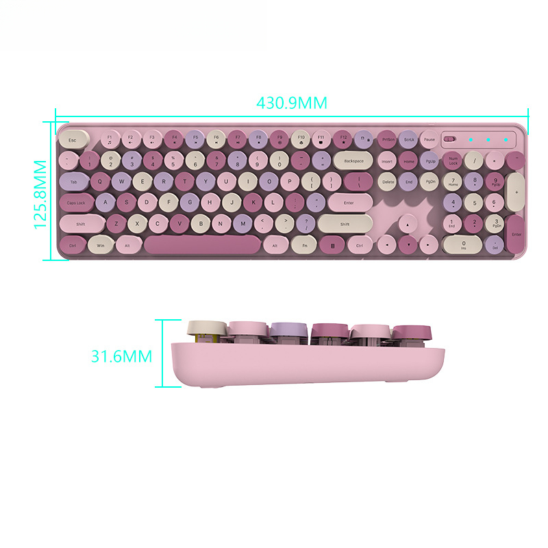 Custom Wireless Keyboard Mouse - Retro Gaming Uk reseña y precio