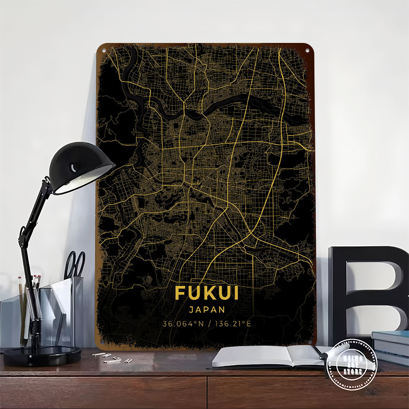 Fukui Japan Tinplate Posters C - Retro Gaming Japan reseña y precio