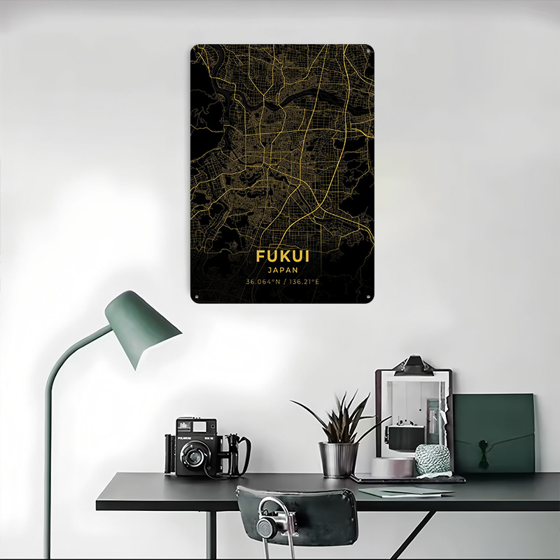 Fukui Japan Tinplate Posters C - Retro Gaming Japan reseña y precio