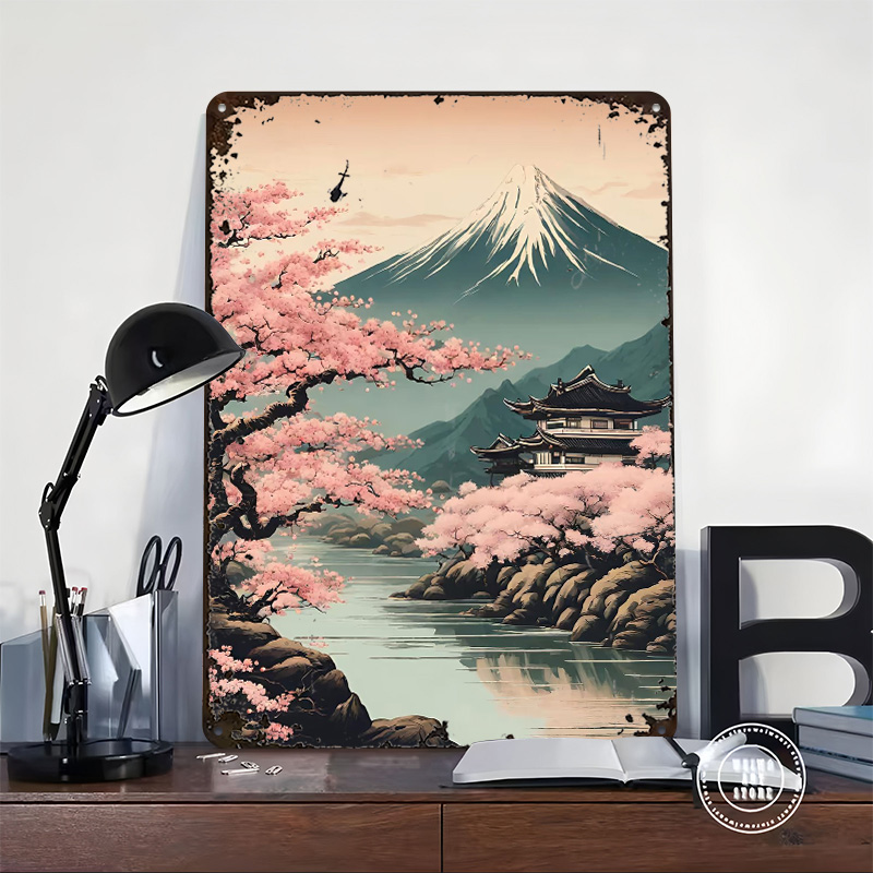Cherry Blossom Japan House Pos - Retro Gaming Japan reseña y precio