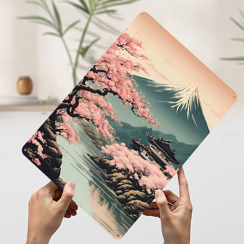 Cherry Blossom Japan House Pos - Retro Gaming Japan reseña y precio