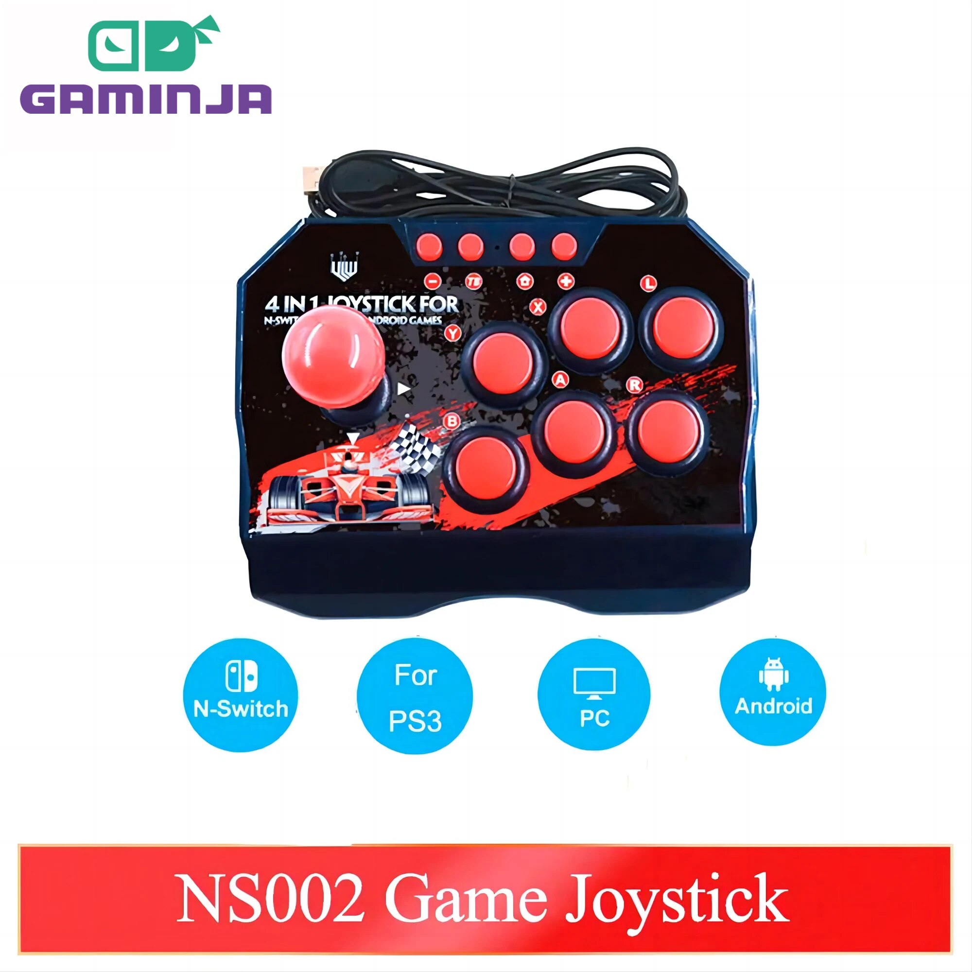 GAMINJA NS002 4 In 1 Retro Arc - Retro Gaming Design reseña y precio