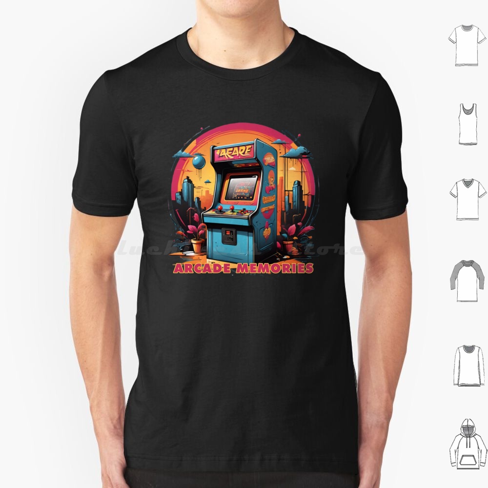 Arcade Memories-Arcade T Shirt - Retro Gaming Gamestop reseña y precio