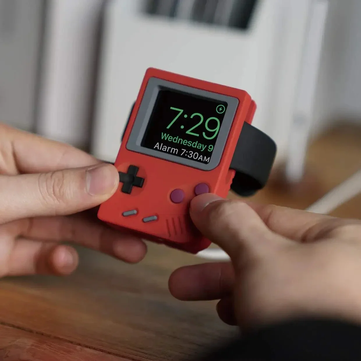 Silicone Holder for IWatch Cha - Retro Gaming Design reseña y precio