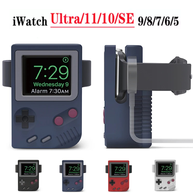 Silicone Holder for IWatch Cha - Retro Gaming Design reseña y precio