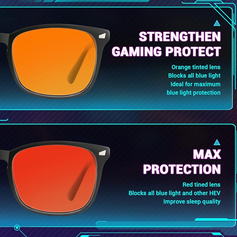 Anti Blue Light Tinted Lenses  - Retro Gaming Projector reseña y precio