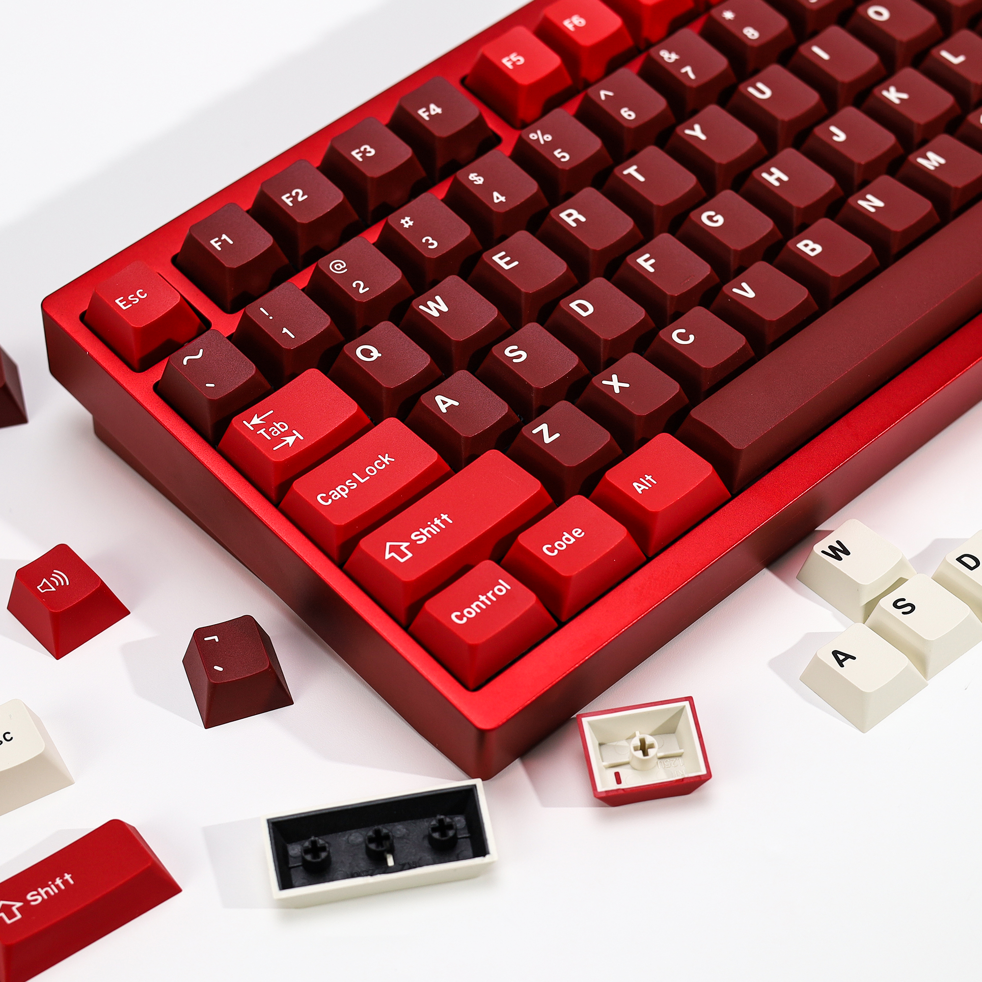 KBDiy GMK Jamon Keycap Red Ret - Retro Gaming Uk reseña y precio